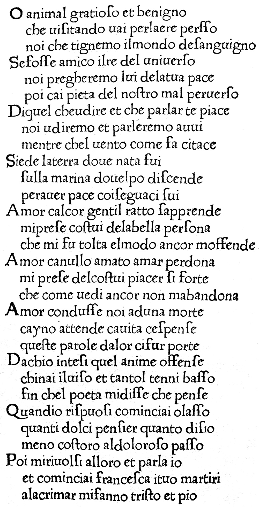 L'editio princeps del più celebre testo della nostra letteratura - 1472