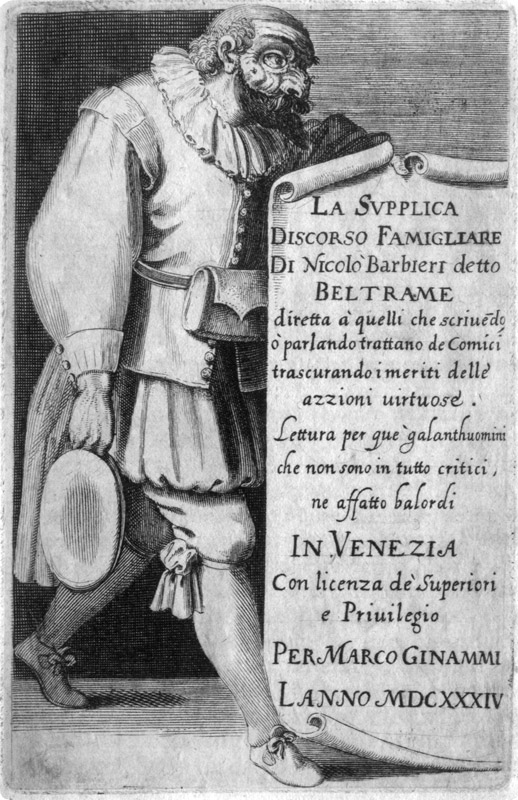 Nella varietà delle cose la comedia campeggia bene - 1634