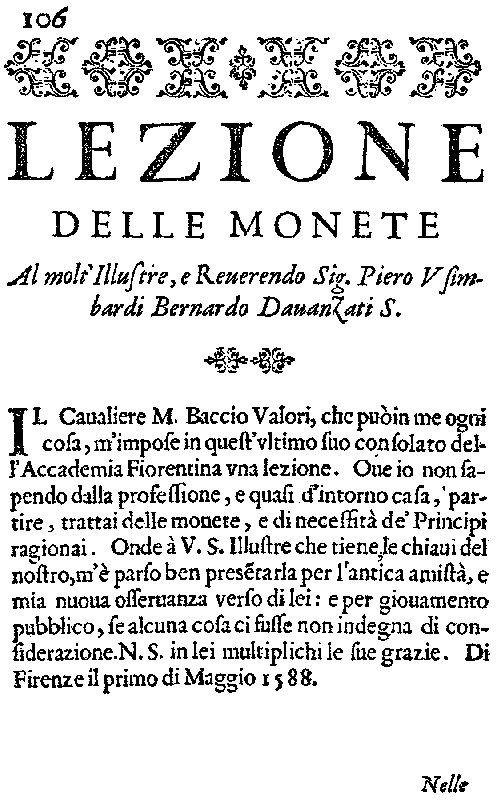 Teoria monetaria e sistema dei cambi - 1638