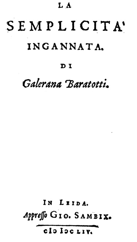 La prima contestazione femminile dell'autorità paterna - 1654