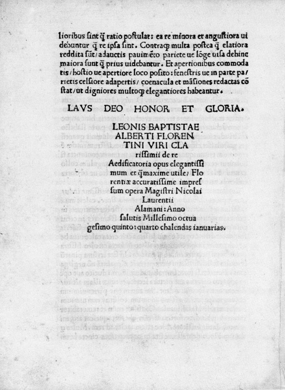 La Rinascita dell'architettura Antica - 1485