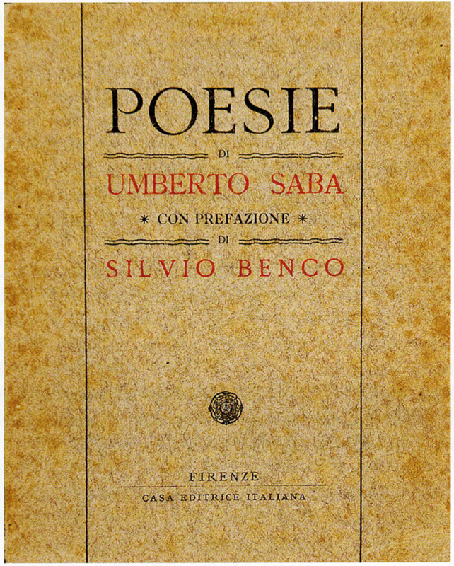 L'esordio poetico di Saba - 1911