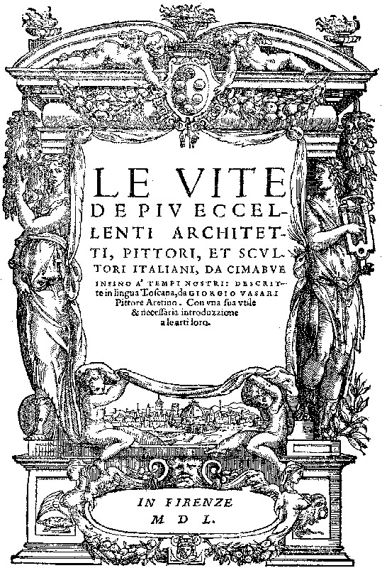 La prima storia dell'arte italiana - 1550